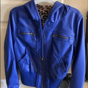 Faux leather jacket